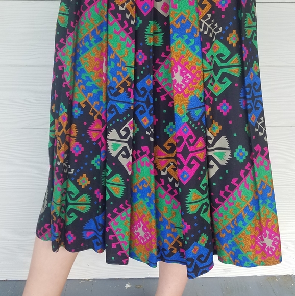 Vintage 80s,90s, Southwestern Navajo Skirt (14) western - Picture 7 of 15